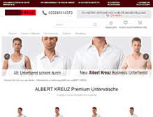 Tablet Screenshot of albert-kreuz.de